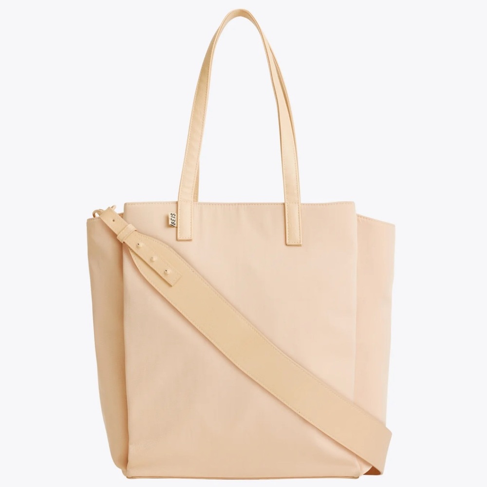 Beis Beige Tote Bag with Strap